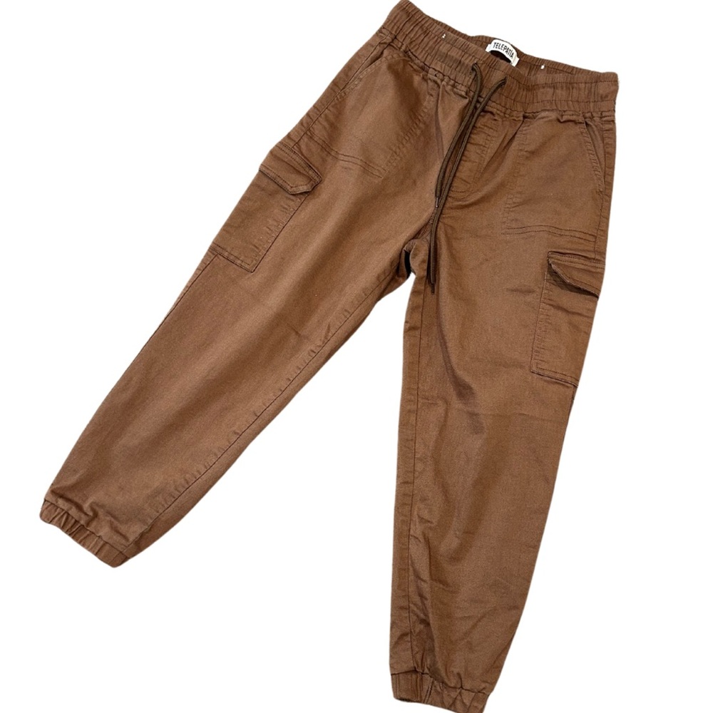 Telepatia Cargo Jogger Pants | Brown | Size 28 | NWOT - Picture 2 of 5
